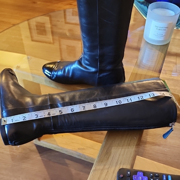 CHANEL Cavaliere Black Over the Knee Riding Boots. A2